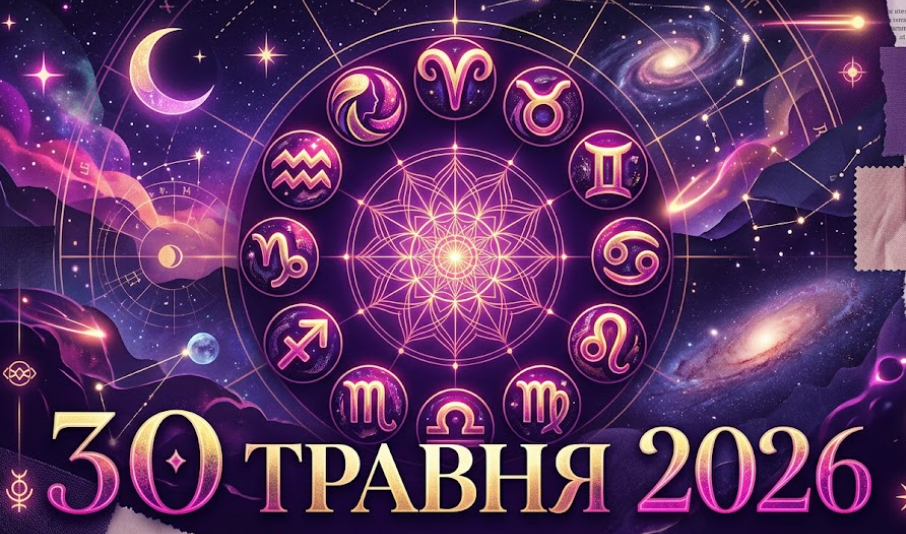 Гороскоп на 30 травня 2026 року: кому субота принесе шанс, а кому варто бути обережнішим