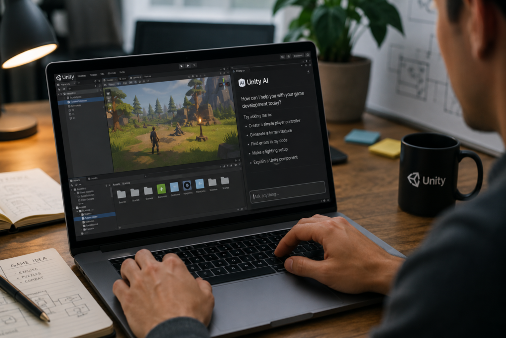 Unity AI вийшла у відкриту бету: що вміє новий ШІ-помічник для створення ігор у Unity 6