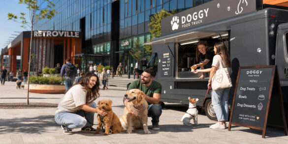 Перший собачий ресторан у Києві відкрили біля Retroville: де знаходиться Doggy Food Truck і що є в меню