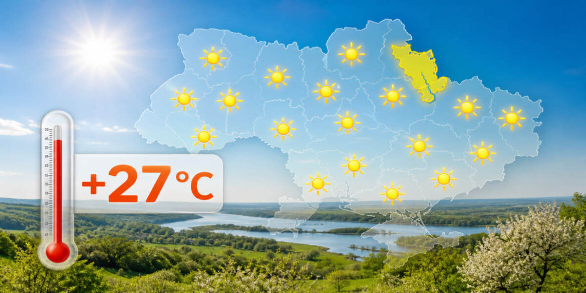 Погода в Україні 5 травня: де потеплішає до +27° і чому на Чернігівщині оголосили жовтий рівень небезпеки