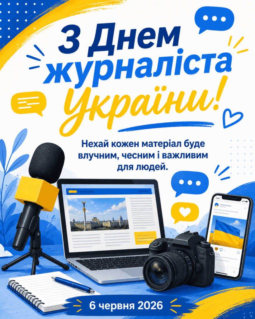 День журналіста України 2026: красиві СМС, короткі побажання, листівки, картинки та GIF