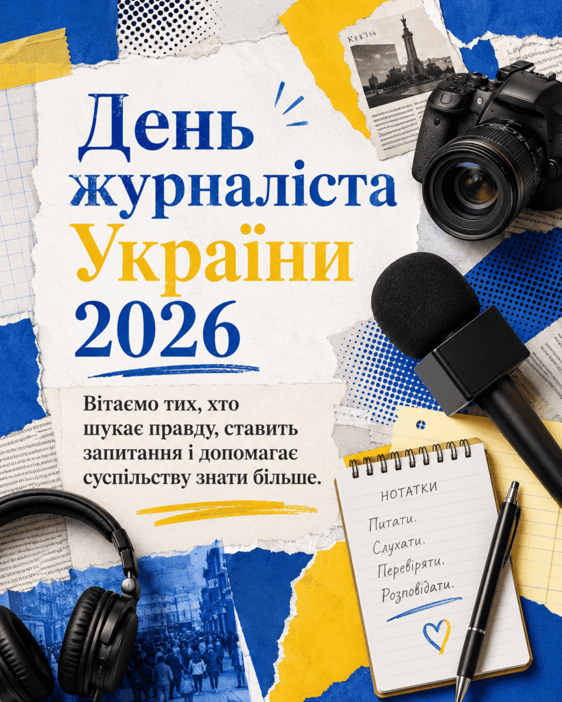 День журналіста України 2026: красиві СМС, короткі побажання, листівки, картинки та GIF