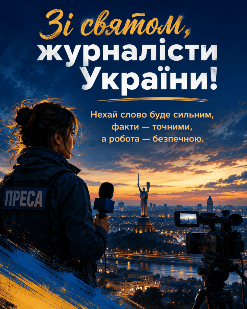 День журналіста України 2026: красиві СМС, короткі побажання, листівки, картинки та GIF