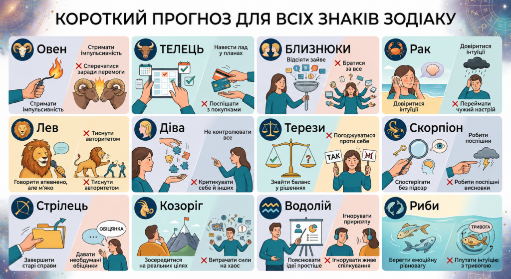 Гороскоп на 4 червня 2026 року: кому день принесе важливе рішення, а кому краще не поспішати