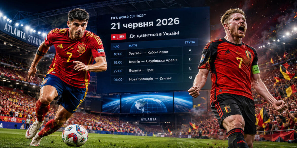 ЧС-2026 21 червня: розклад матчів за Києвом і де дивитися в Україні