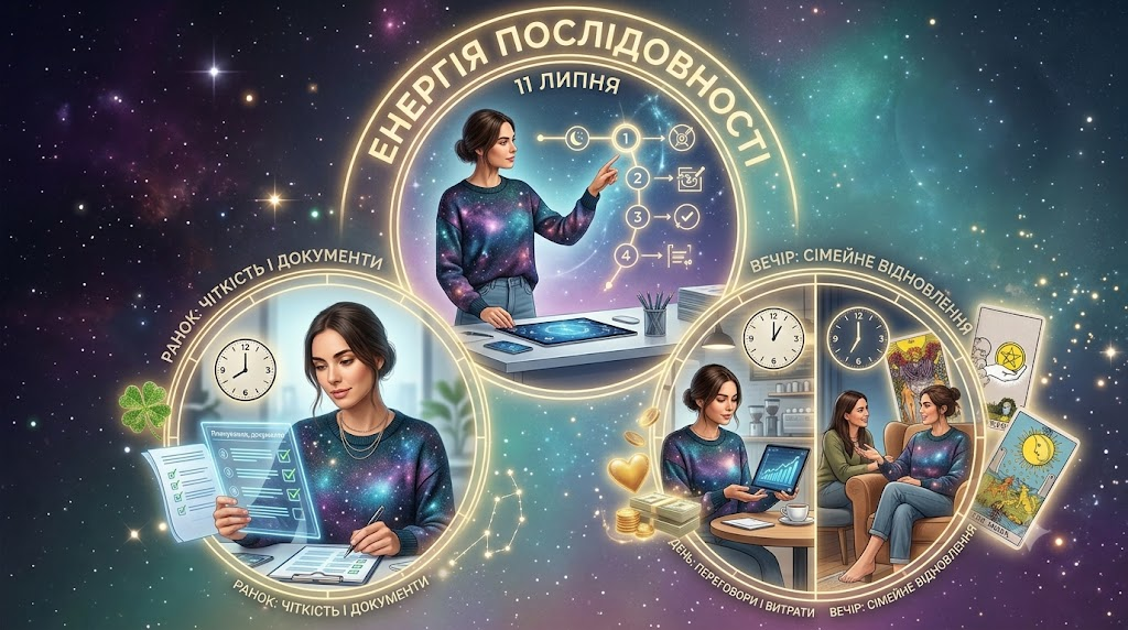 Гороскоп на 11 липня 2026 року: день чесних рішень, важливих розмов і фінансової обережності
