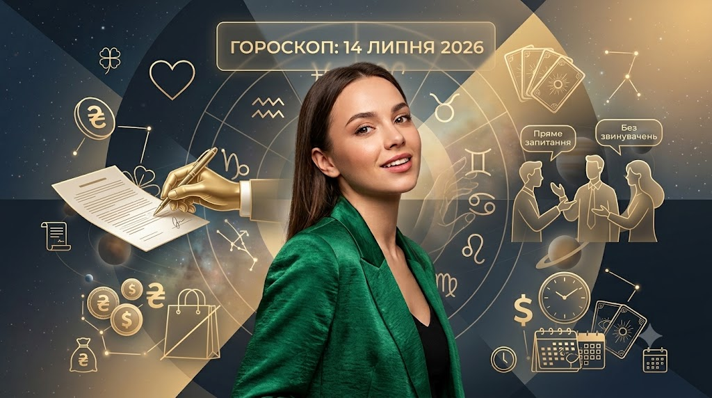 Гороскоп на 14 липня 2026 року: кому доведеться змінити плани, а хто отримає важливу підказку