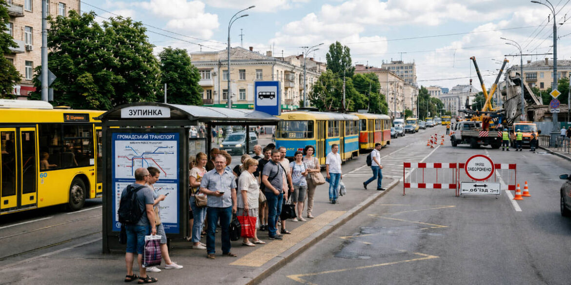Транспорт Києва після атаки: які маршрути змінили 2 липня і де перекрито рух