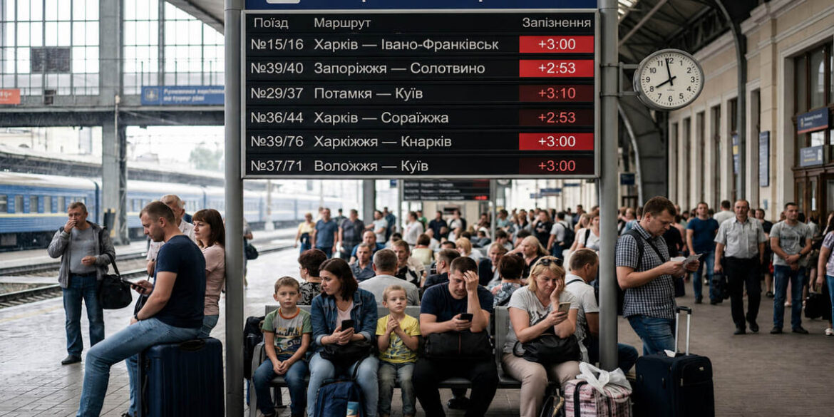 Поїзди Укрзалізниці 15 липня затримувалися до трьох годин: актуальний статус рейсів