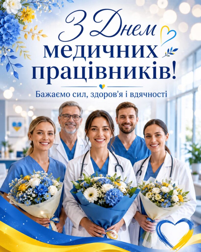 Привітання з днем медичних працівників 2026: красиві СМС, короткі побажання, листівки, картинки та GIF