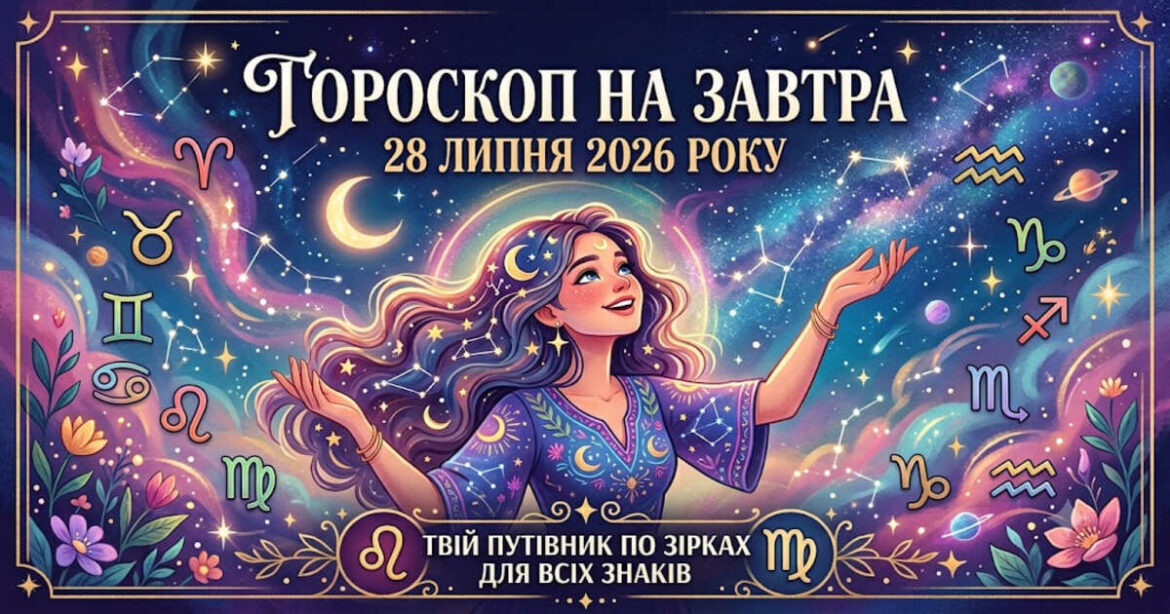 Гороскоп на завтра, 28 липня 2026 року: кого чекає удача, а кому варто бути обережним