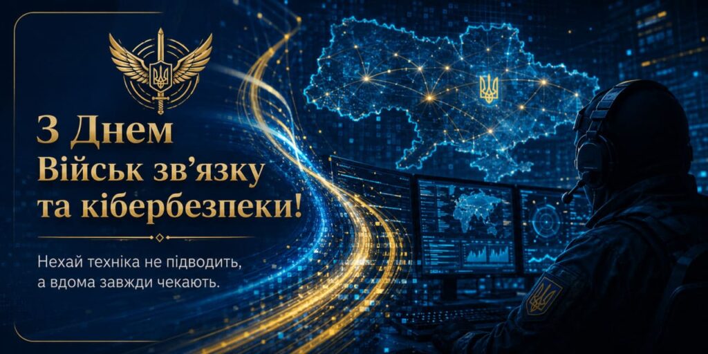 Привітання з Днем Військ зв’язку та кібербезпеки ЗСУ 2026: короткі та щирі побажання