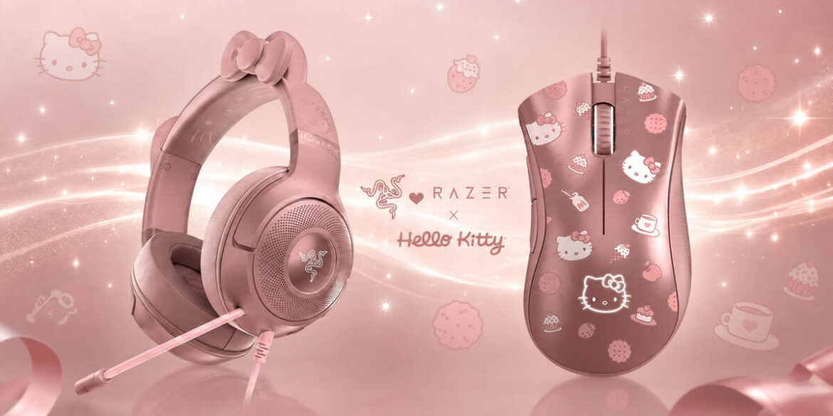 Razer Hello Kitty Rose Gold 2026: ціна навушників і мишки, характеристики та як купити в Україні