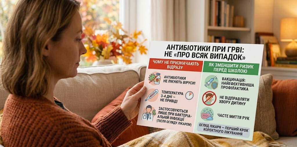 ГРВІ у дітей восени: симптоми, коли звертатися до лікаря і коли не вести до школи