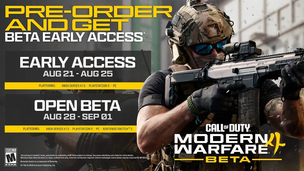 Новий Call of Duty можна безкоштовно спробувати до 1 вересня: як завантажити Modern Warfare 4