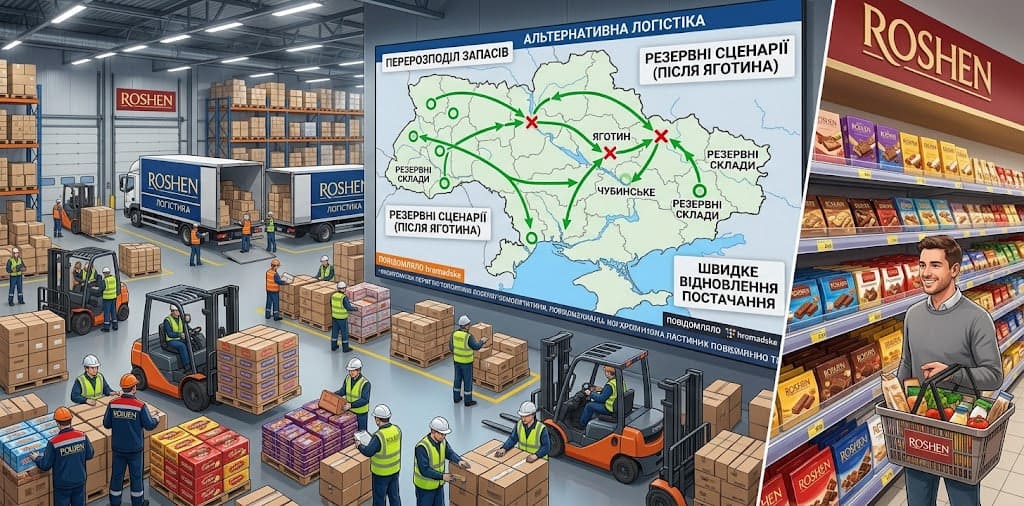Склад ROSHEN знищено на Київщині: чи буде дефіцит і перебої з постачанням