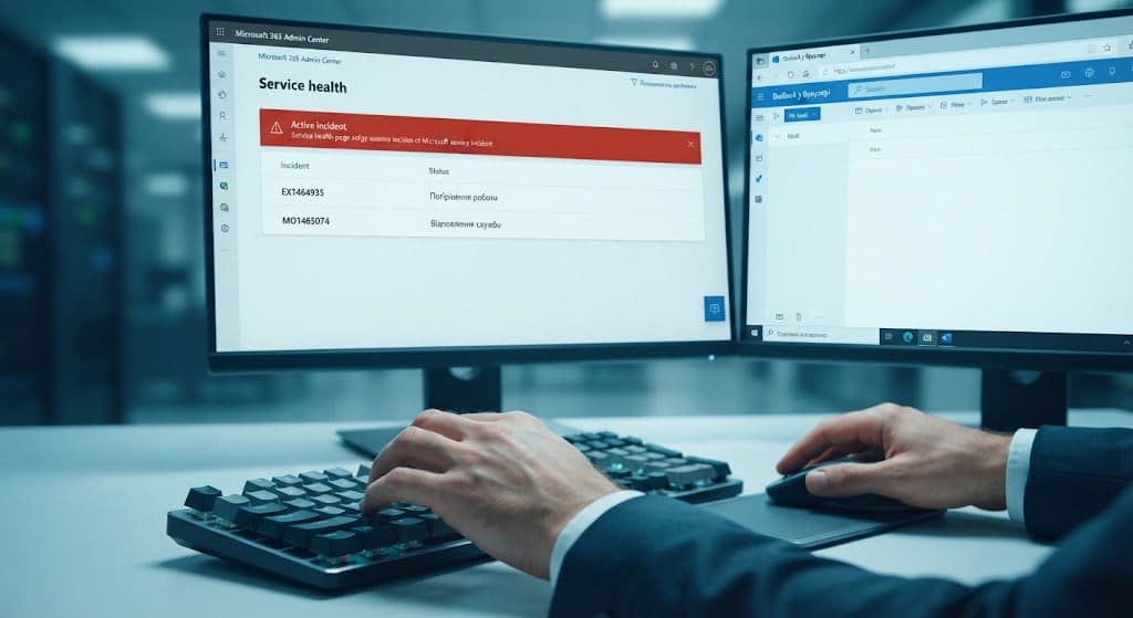 Microsoft 365 і Outlook відновлюються після збою: що ще може не працювати 2 вересня