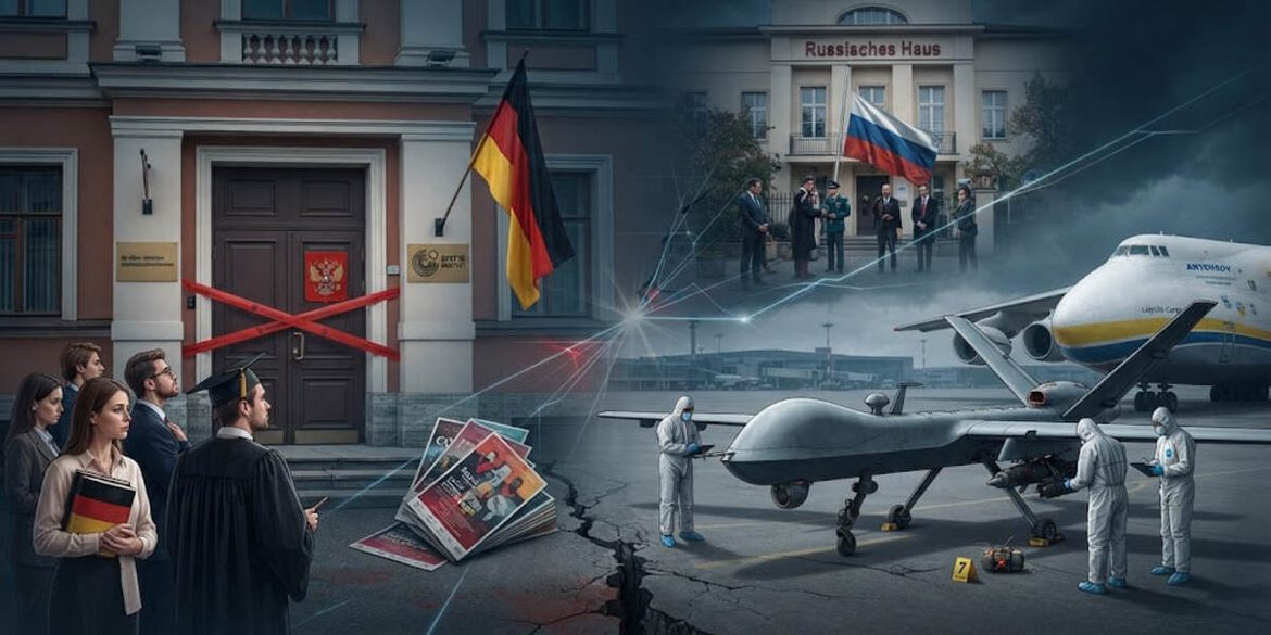 Росія заявила про закриття Goethe-Institut: як дрон у Лейпцигу загострив конфлікт із Німеччиною