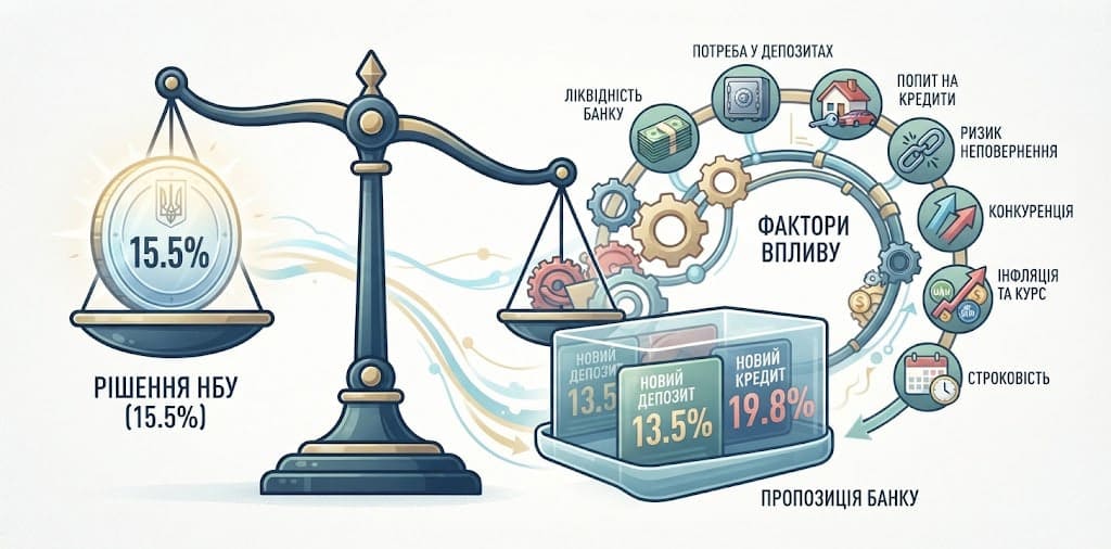 НБУ оголосить рішення щодо облікової ставки 11 вересня: що це означає для депозитів і кредитів