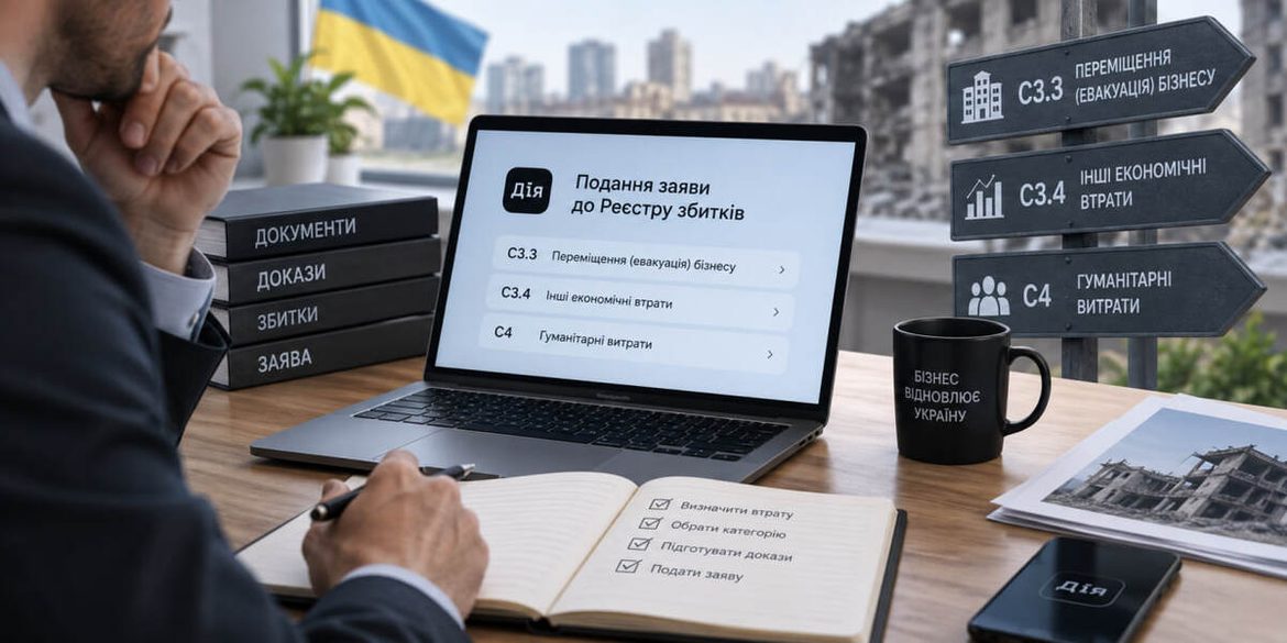 Бізнес може подати нові заяви до Реєстру збитків: як обрати категорію втрат