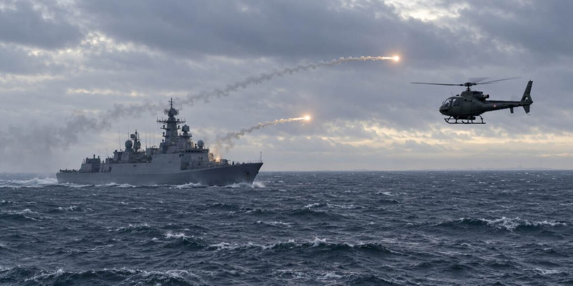 Російський фрегат випустив фаєри в бік вертольота Данії: що сталося біля Гедсера