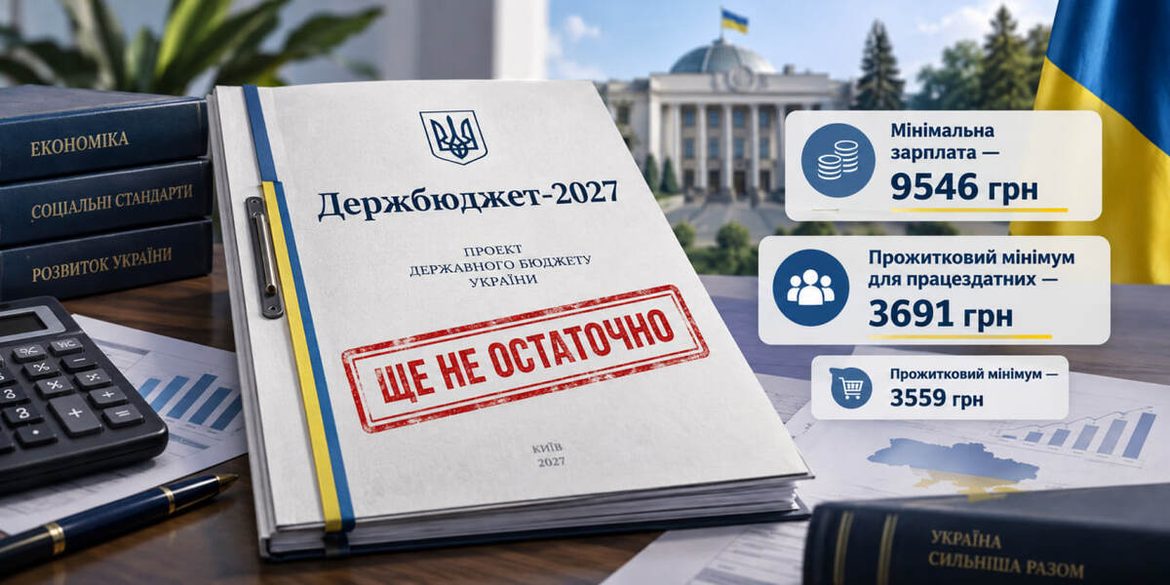 Держбюджет-2027 і соцстандарти: які цифри вже відомі, а що ще не затверджено