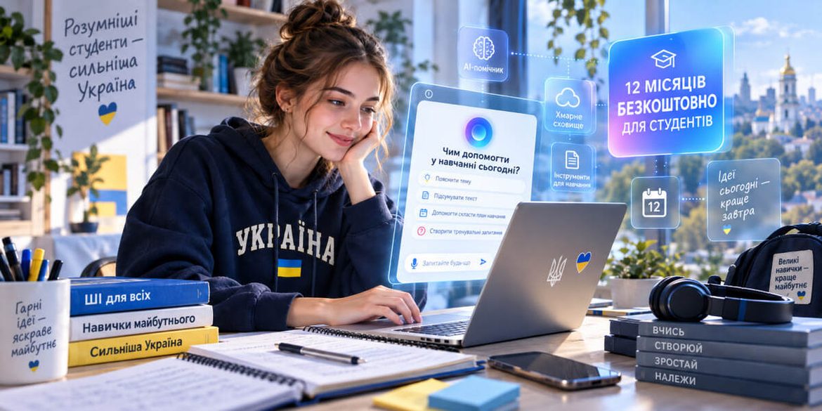 Google AI Plus безкоштовно на рік для студентів України: як отримати Gemini
