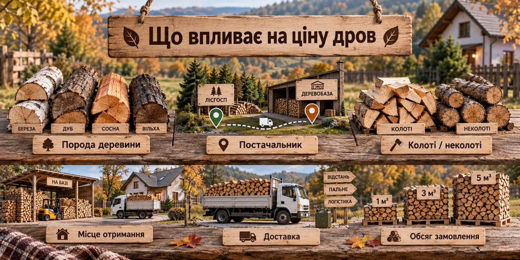Дрова на зиму 2026/27: як купити через «ДроваЄ» і чому немає єдиної ціни за куб