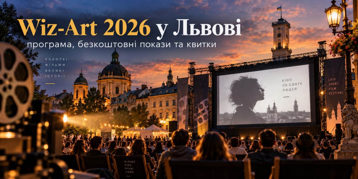 Wiz-Art 2026 у Львові: що дивитися, де є безкоштовні покази та скільки коштують абонементи