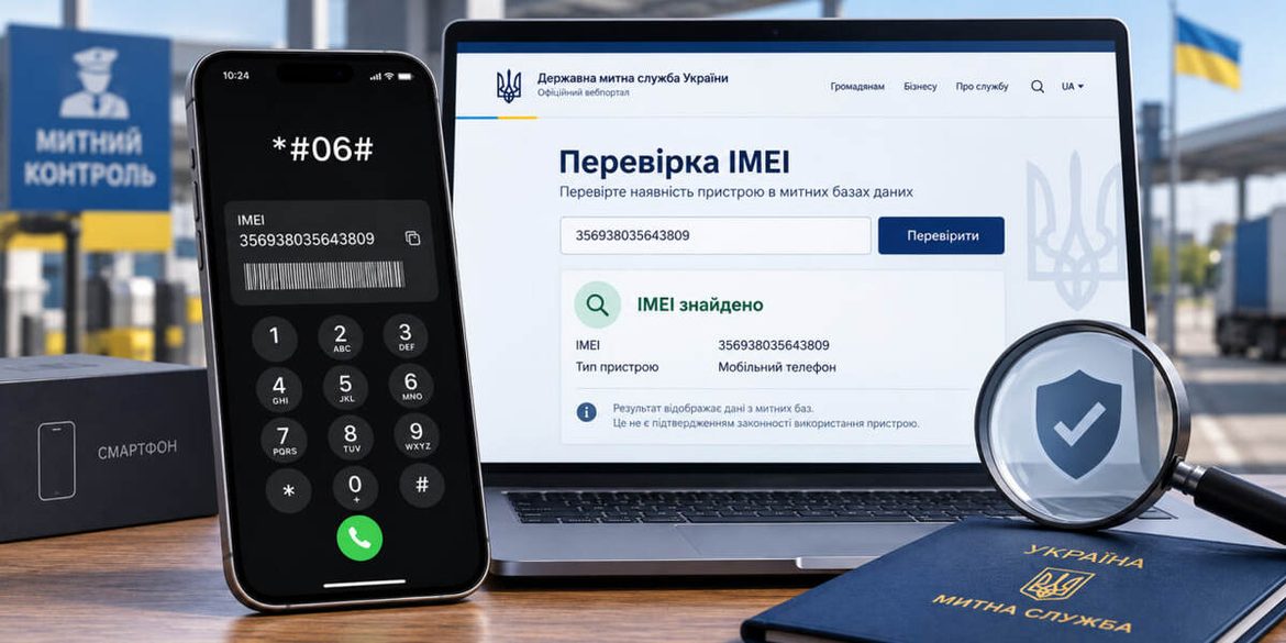 Перевірка IMEI в Україні: як працює новий сервіс митниці