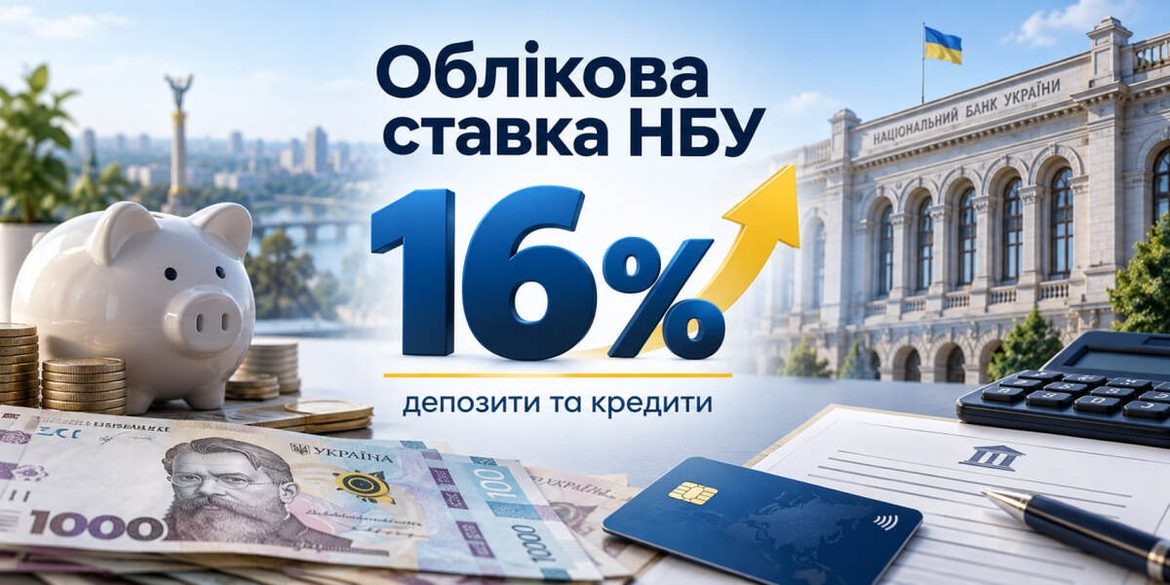 Облікова ставка НБУ зросла до 16%: що зміниться для депозитів і кредитів з 18 вересня